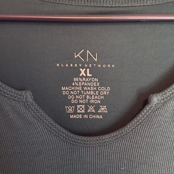 LONG SLEEVE BODYSUIT BUILT IN BRA - Picture 2 of 3